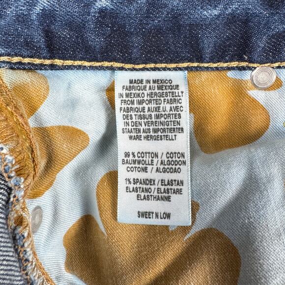 Y2K Lucky Brand Sweet N Low Women’s Jeans Size 2/26 Blue Bootcut Mid Rise‎ Denim - Picture 9 of 14